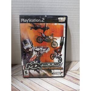 MX 2002 Featuring Ricky Carmichael (Sony PlayStation 2, 2001) PS2 MotocrosRacing